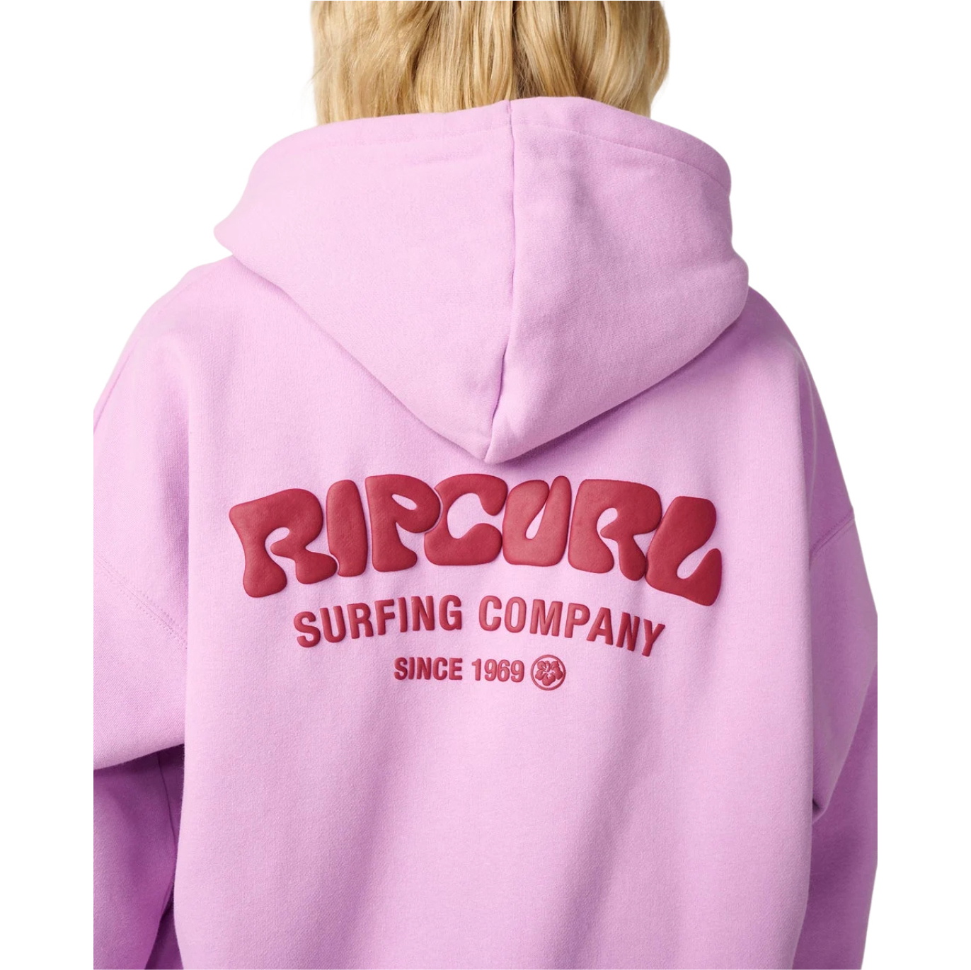 2026 Rip Curl Womens Surf Puff Heritage Hoodie 06AWFL - Bright Lilac